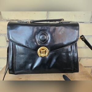 Vintage Patent Leather Satchel